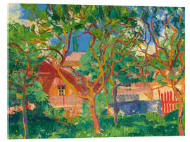 Acrylglasbild Obstgarten, 1929 - Giovanni Giacometti