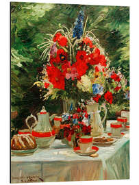 Alubild Die Kaffeetafel, 1915 - Philipp Franck