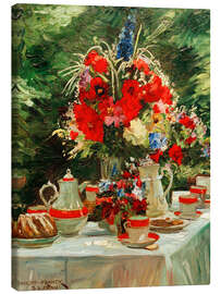 Leinwandbild Die Kaffeetafel, 1915 - Philipp Franck