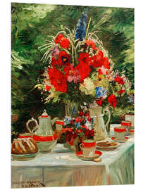 Hartschaumbild Die Kaffeetafel, 1915 - Philipp Franck