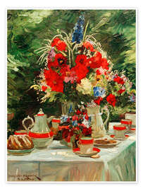 Wandbild Die Kaffeetafel, 1915 - Philipp Franck