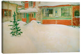 Leinwandbild Schnee, 1909 - Carl Larsson
