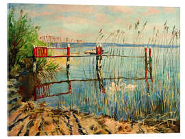 Acrylglasbild Badesteg am Jungfernsee, 1943 - Philipp Franck