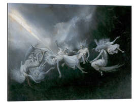Quadro em plexi-alumínio Lightning Struck a Flock of Witches - William Holbrook Beard