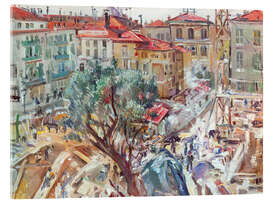 Acrylglasbild Neubau in Monte Carlo, 1914 - Lovis Corinth