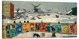 Leinwandbild Palisade, les affiches - Pierre Bonnard