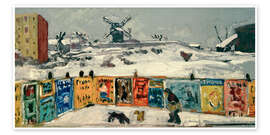 Wandbild Palisade, les affiches - Pierre Bonnard