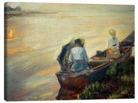 Leinwandbild Nachen am Chiemsee, 1900 - Max Slevogt