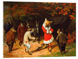 Acrylglasbild Seine Majestät lassen bitten, 1885 - William Holbrook Beard