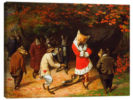 Leinwandbild Seine Majestät lassen bitten, 1885 - William Holbrook Beard