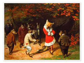 Wandbild Seine Majestät lassen bitten, 1885 - William Holbrook Beard