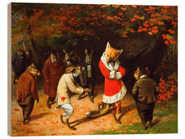 Holzbild Seine Majestät lassen bitten, 1885 - William Holbrook Beard