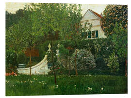 Acrylglasbild Juni-Abend, 1909 - Heinrich Vogeler