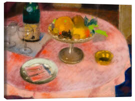 Leinwandbild Gedeckter Tisch - Augusto Giacometti