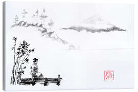 Leinwandbild Geisha ponton - Péchane