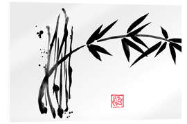 Acrylglasbild Bambus-Skizze - Péchane