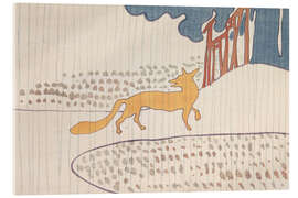 Acrylglasbild Der Fuchs - Asai Chū