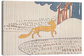 Leinwandbild Der Fuchs - Asai Chū