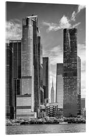 Acrylglasbild NYC Hudson Yards mit Empire State Building - Melanie Viola