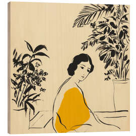 Holzbild Flüstern von Morgen - DejaReve