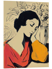 Acrylglasbild A Pause in Her Breathing - DejaReve