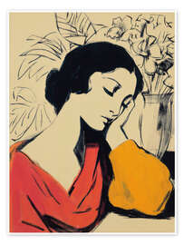 Wandbild A Pause in Her Breathing - DejaReve