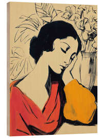 Holzbild A Pause in Her Breathing - DejaReve