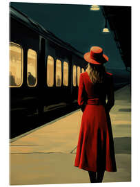 Acrylglasbild Endstation Sehnsucht - Hommage an E. Hopper - Frank Daske