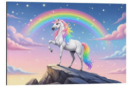 Alubild Mythisches Einhorn - Mango Art