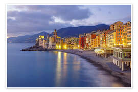 Poster Camogli an der Ligurischen Küste - Patrick Lohmüller