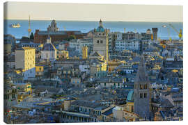 Leinwandbild Ausblick auf Genua - Patrick Lohmüller