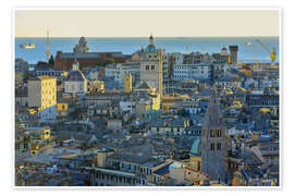 Wandbild Ausblick auf Genua - Patrick Lohmüller