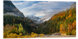 Acrylglasbild Herbstfarben im Karwendel - Denis Feiner