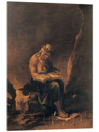 Acrylglasbild Die Hexe - Salvator Rosa, 1646