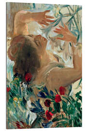 Quadro em plexi-alumínio Woman with Lilies in a Greenhouse, 1911 - Lovis Corinth