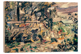 Holzbild Walchensee, Silberweg, 1923 - Lovis Corinth