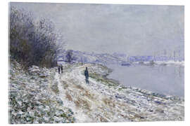 Acrylglasbild Treidelpfad in Argenteuil - Claude Monet