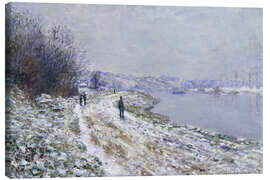 Leinwandbild Treidelpfad in Argenteuil - Claude Monet