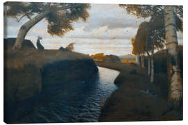 Leinwandbild Moorkanal, 1903 - Otto Modersohn