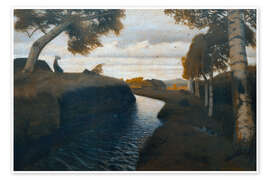 Wandbild Moorkanal, 1903 - Otto Modersohn