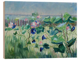 Holzbild Blühende Ranken im Sommer - Karl Hagemeister