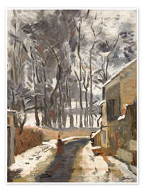 Wandbild Landschaft bei Louveciennes, 1872 - Jean Baptiste Armand Guillaumin