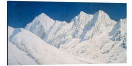 Alubild Schnee auf dem Himalaya - Vasily Vereshchagin