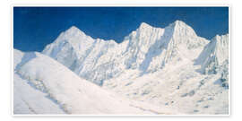 Wandbild Schnee auf dem Himalaya - Vasily Vereshchagin