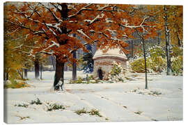 Leinwandbild Der erste Schnee - Konstantin Yakovlevich Kryshitzky