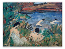 Wandbild Sommertag, 1922 - Otto Mueller