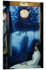 Acrylglasbild Eine japanische Laterne, 1886 - Oda Krohg