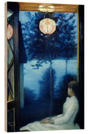 Holzbild Eine japanische Laterne, 1886 - Oda Krohg