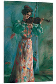 Alubild Die Geigenspielerin