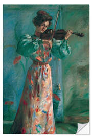 Wandsticker Die Geigenspielerin - Lovis Corinth